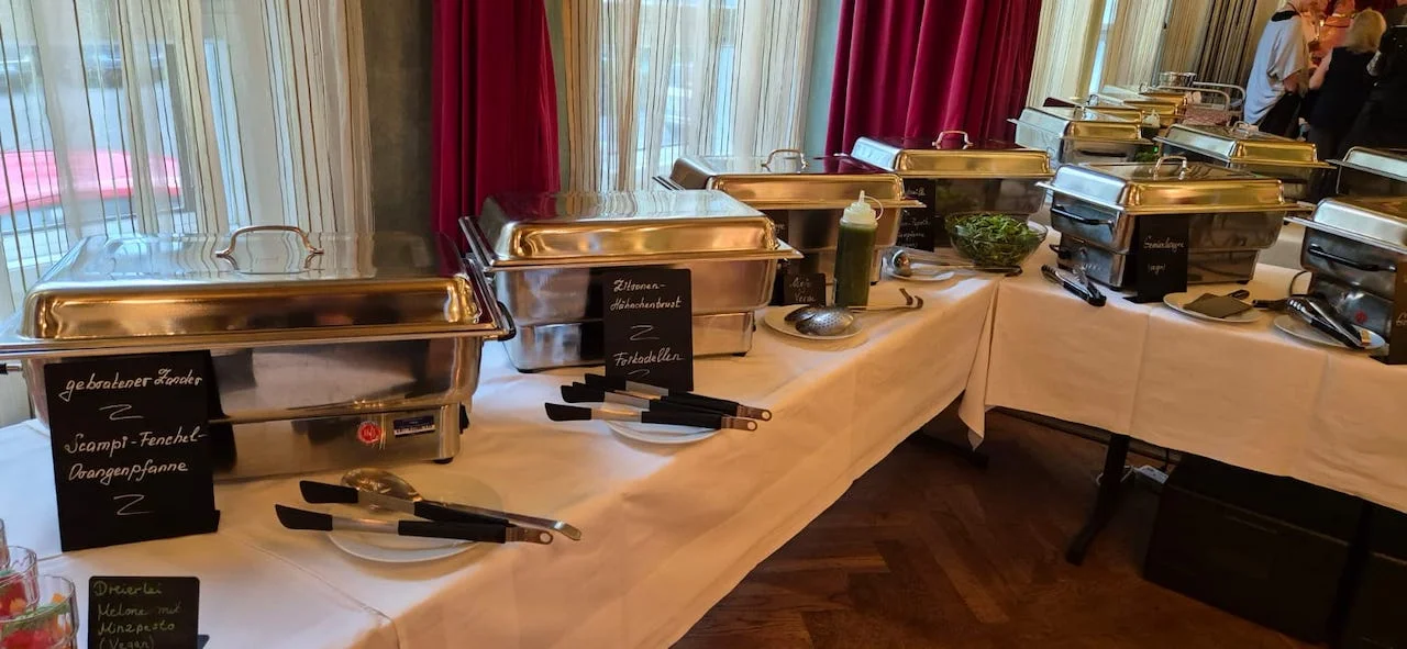 Restaurant Gerichte von Aroma Catering